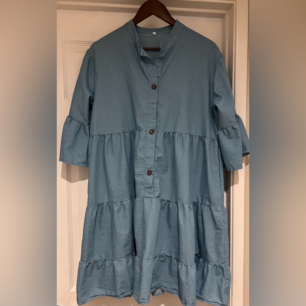🔴Chambray Dress